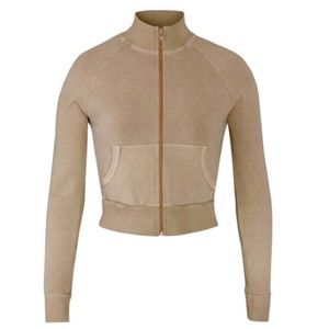 Skims Cropped Full Zip